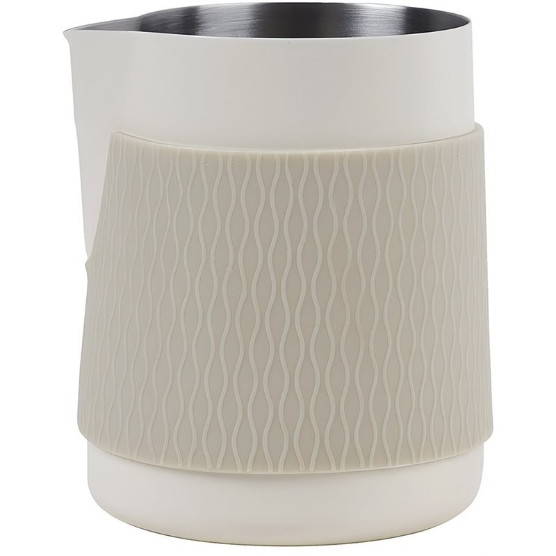 Milk Steaming Pitcher - ABDJ-ミルク泡立てジャグ 500ml ハンドルなし泡立てカップ エスプレッソ用スチームピッチャー 先端口 斜め口