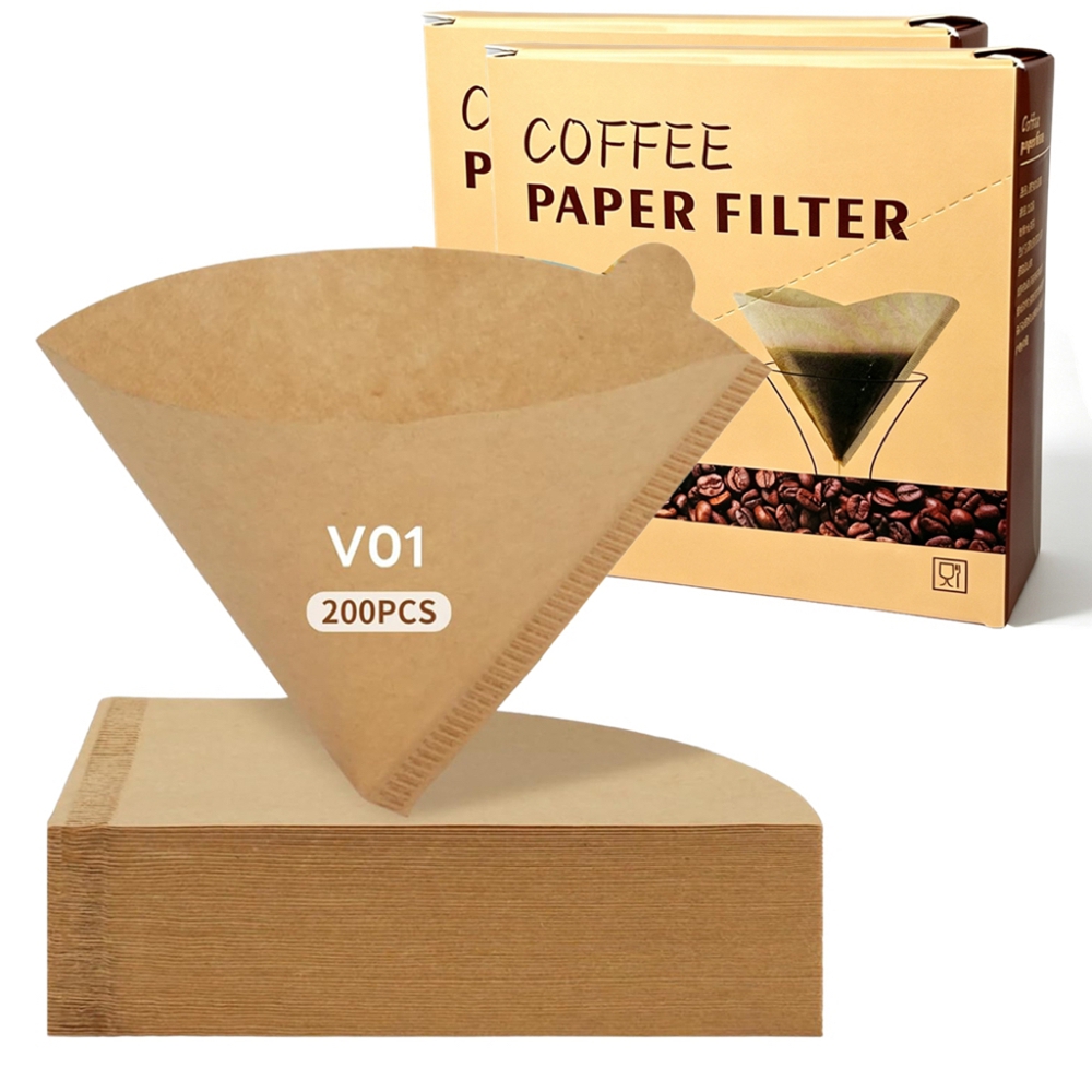 Coffee Equipment Machine - コーヒーフィルター 200枚入り コーン型コーヒーフィルター # 2枚入りペーパーコーヒーフィルター 2～4カップ用