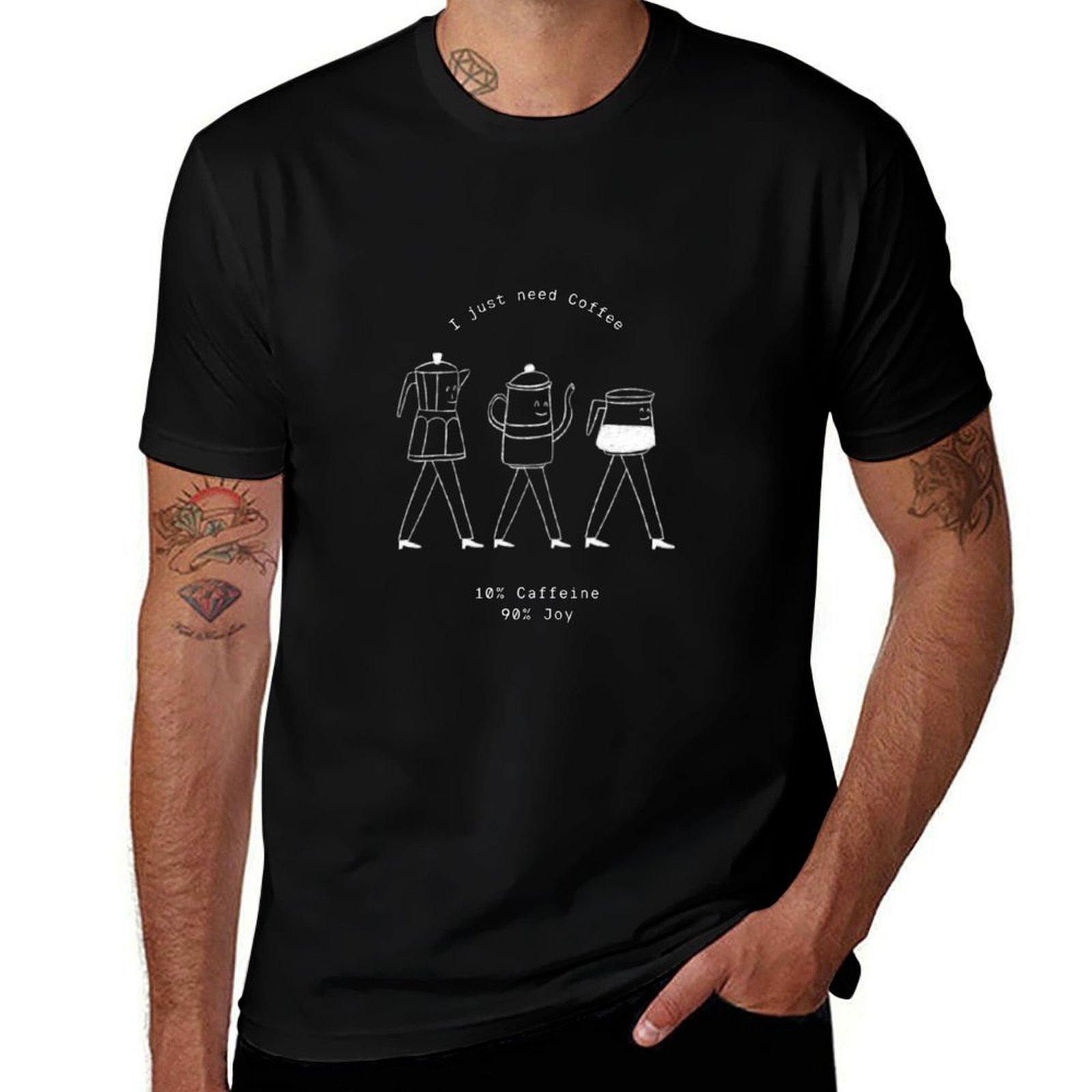 Coffee Equipment Needed - I Just Need Coffee コーヒー機器イラスト グリーン背景