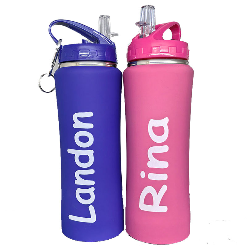 Coffee Equipment Usa - 写真とテキスト名入りのパーソナライズボトル、ステンレス製カスタムマグカップ、ストロー付き、女性男性への誕生日プレゼント