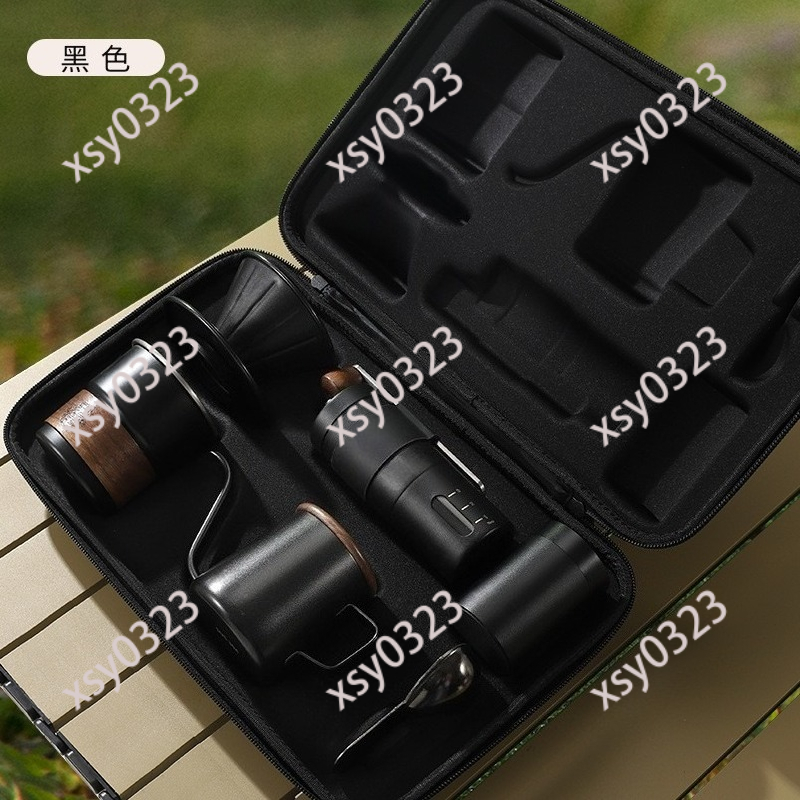 Coffee Equipment Kit - ポータブルコーヒーメーカーセット、アウトドア旅行キャンプ用コーヒー器具、ミニハンドドリップコーヒーツールキット