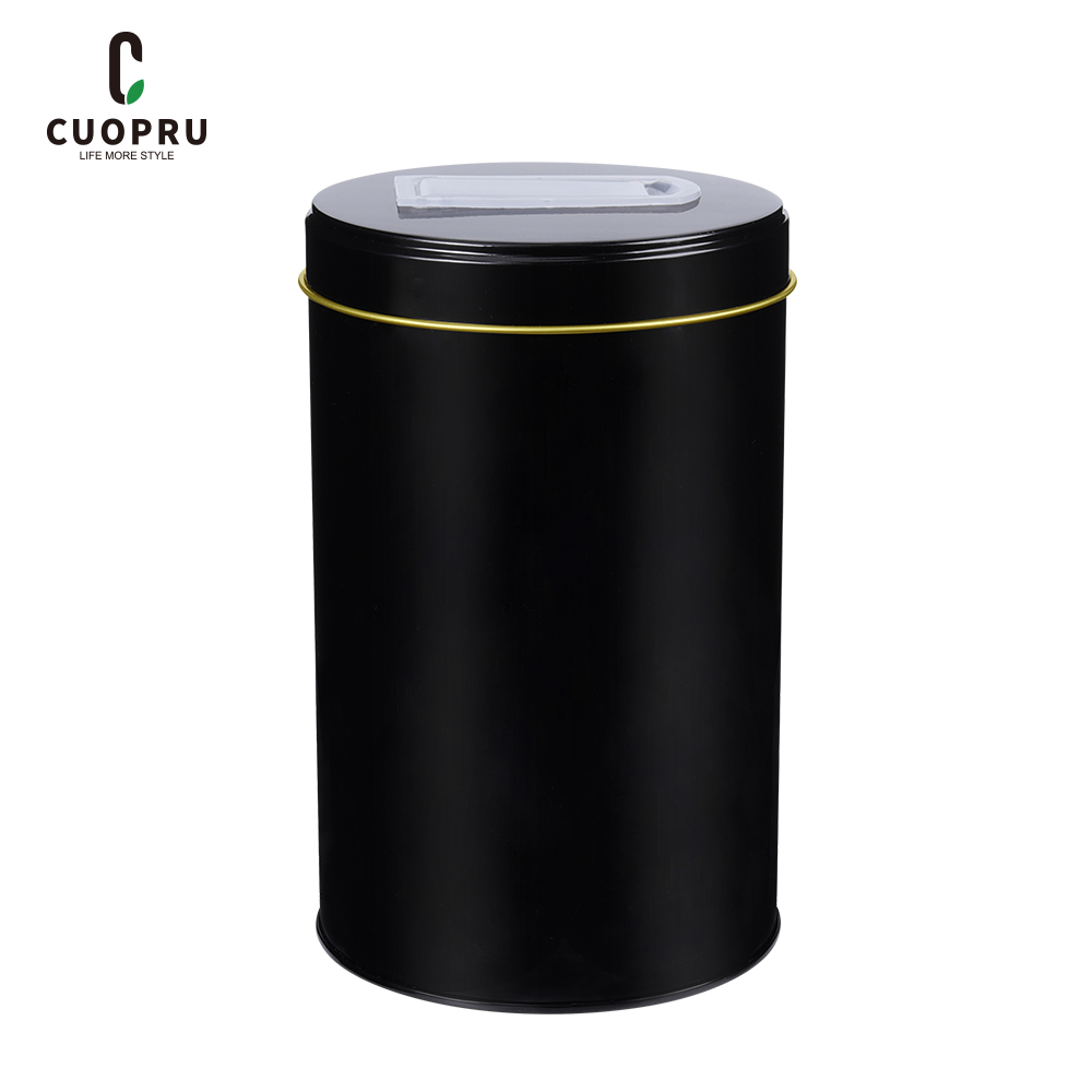Bean Hopper Lid - スパウト蓋付きのcuopru-yerba mateコンテナ、簡単な充填メイトティーキャディ
