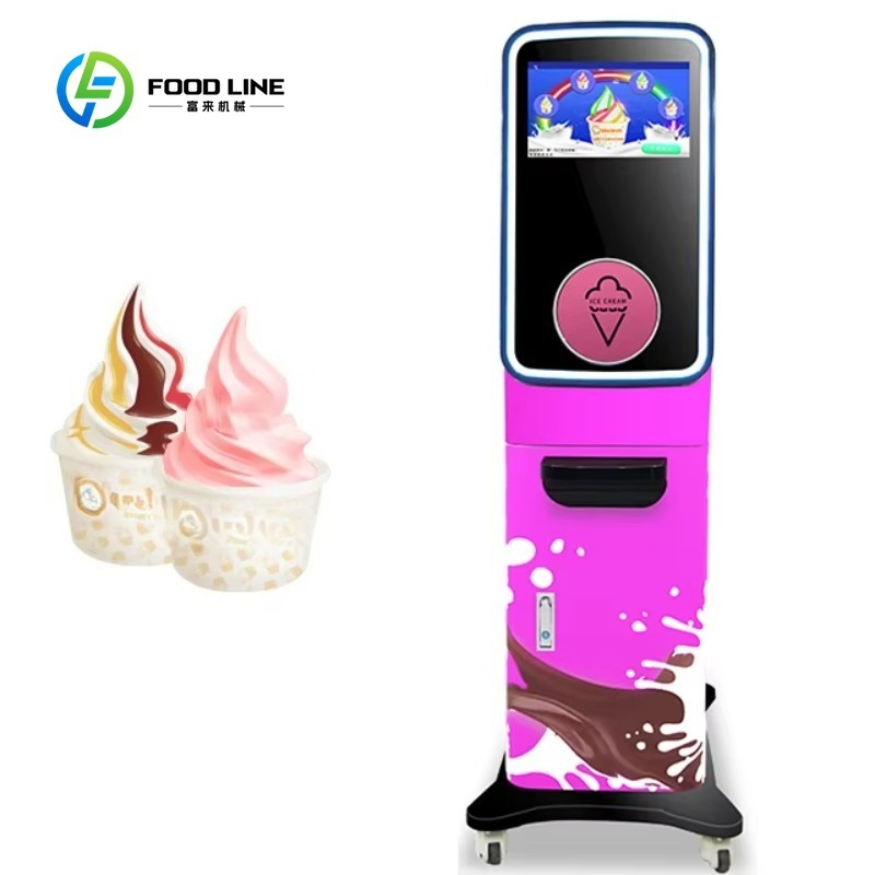 Coffee Equipment Needed - コーヒーショップ用ミニアイスクリームメーカー カラフル 速冷 全自動 洗浄不要 業務用デザート製造機器