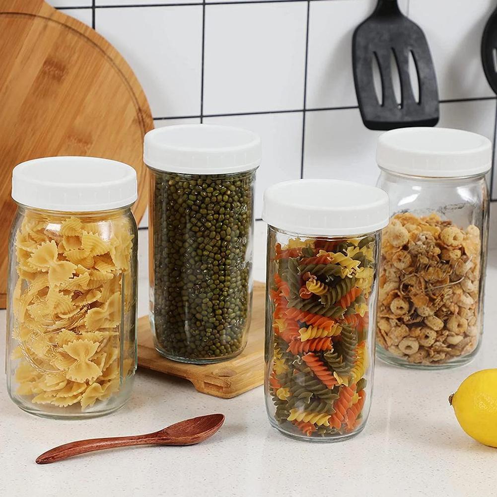 1/16個入り 再利用可能な86mmプラスチック製メイソンジ - Bean Hopper Lid のレビューと価格