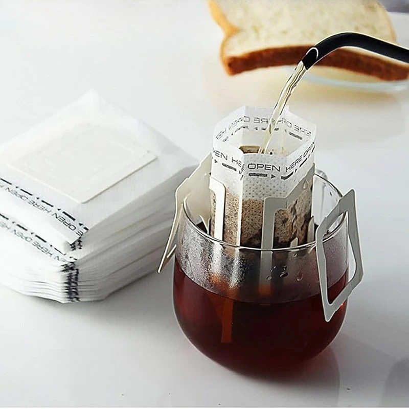生分解性コーヒーフィルターバッグ使い捨てドリップ醸造ツールコ - Coffee Equipment Machine のレビューと価格