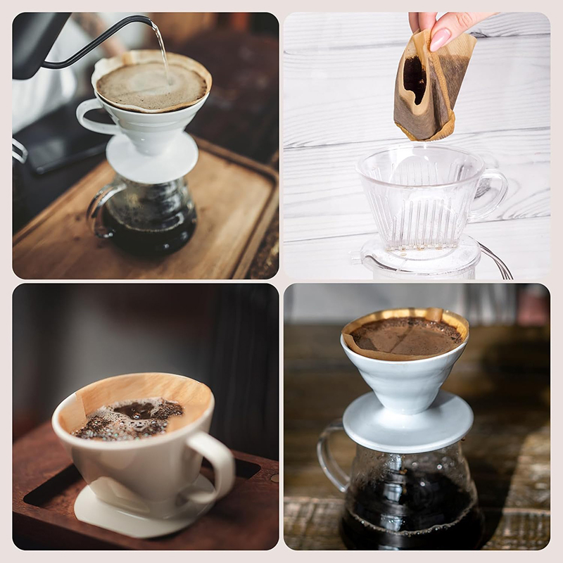 100 個のコーヒーフィルターペーパー (1-4 カップ)  - Coffee Equipment Machine のレビューと価格