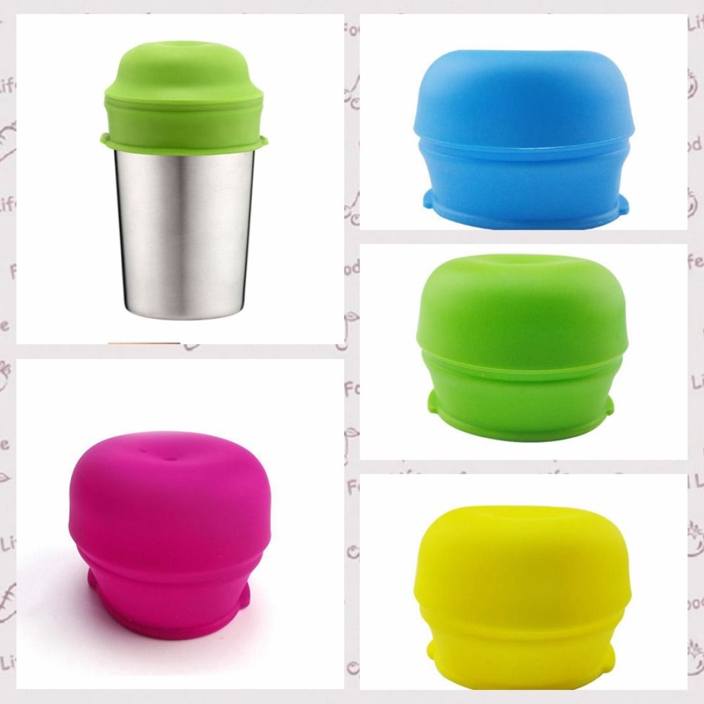 漏れ防止ストロー穴付きシリコンシッピーカップ蓋弾性カラフルな - Bean Hopper Lid のレビューと価格
