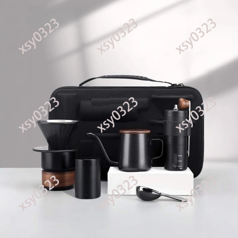 ポータブルコーヒーメーカーセット、アウトドア旅行キャンプ用コ - Coffee Equipment Kit のレビューと価格