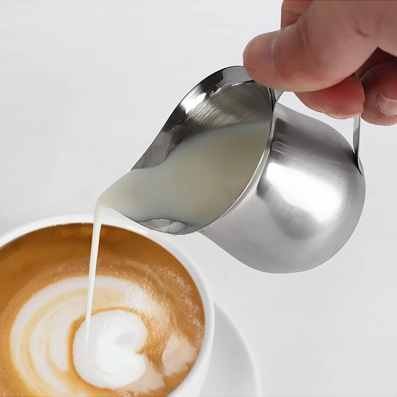 コーヒーミルク泡立てピッチャー、ステンレス鋼エスプレッソ、ク - Milk Steaming Pitcher のレビューと価格
