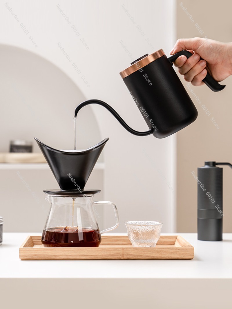 手動コーヒーメーカーセットギフトボックスグラインダーフィルタ - Coffee Equipment Kit のレビューと価格