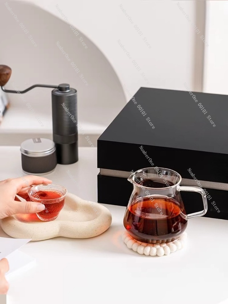 手動コーヒーメーカーセットギフトボックスグラインダーフィルタ - Coffee Equipment Kit のレビューと価格