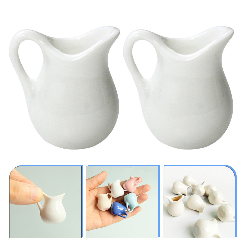 ピッチャー付きセラミックミニディスペンサー,ミルクジュグ,磁 - Milk Steaming Pitcher のレビューと価格