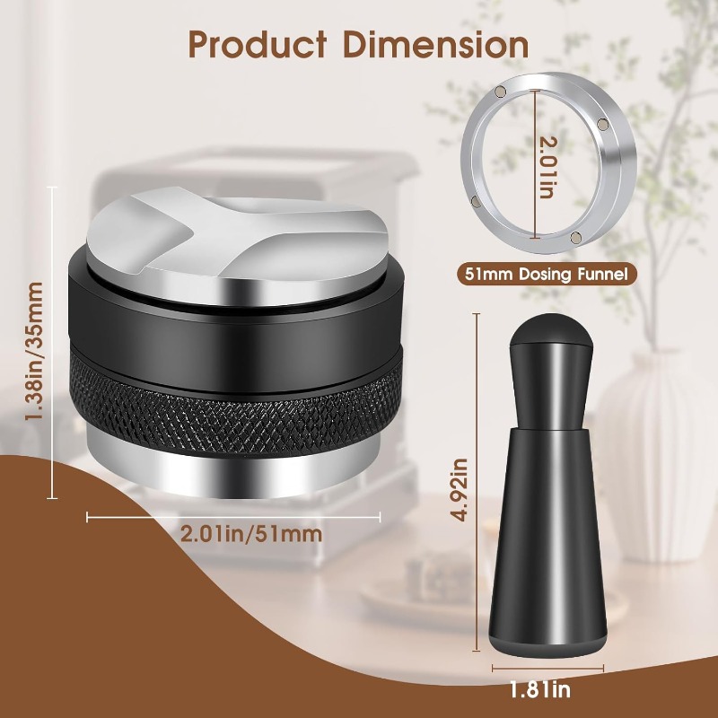 51/53/58mm 5個入りエスプレッソセット - レベラ - Coffee Equipment Kit のレビューと価格