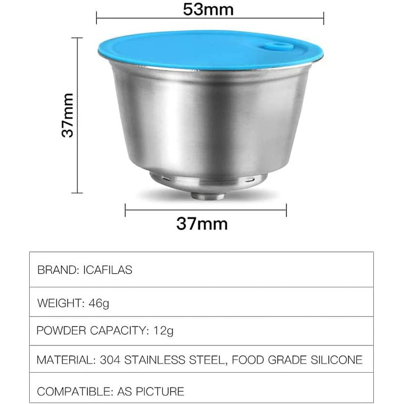 Dolce gustoマシン再利用可能なカプセルカップ304 - Coffee Equipment Machine のレビューと価格