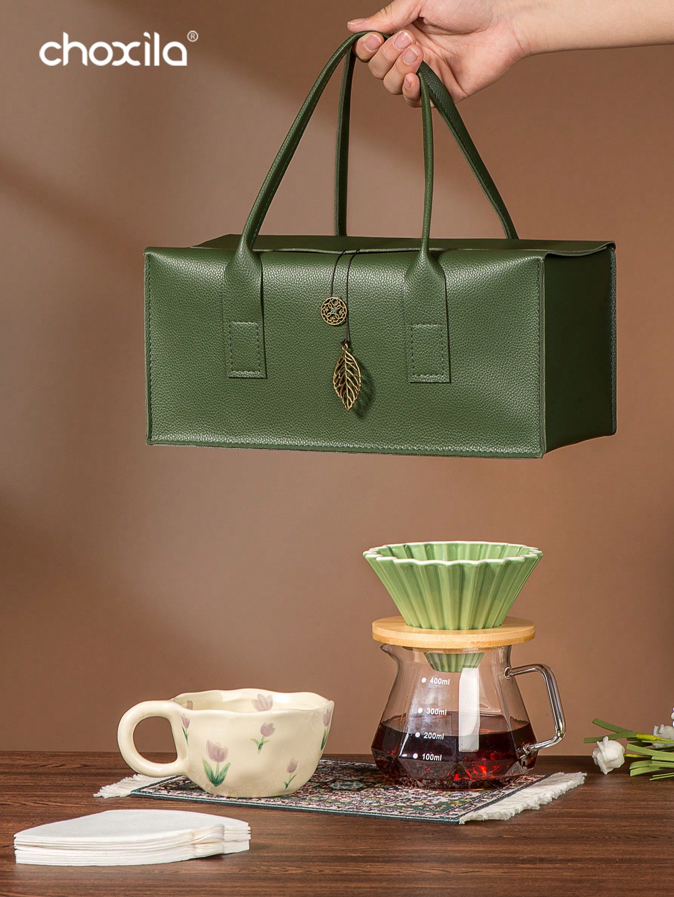 8点セットのプアオーバーコーヒーセット、携帯用コーヒーメーカ - Coffee Equipment Kit のレビューと価格