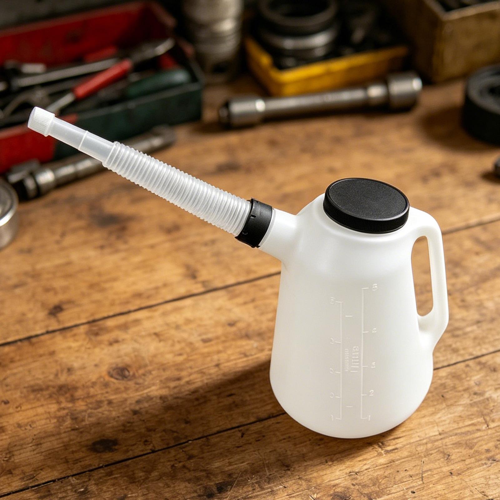 新しい5Lオイル注ぎ口付き蓋付きオイルジャグ、車のエンジン、 - Bean Hopper Lid のレビューと価格