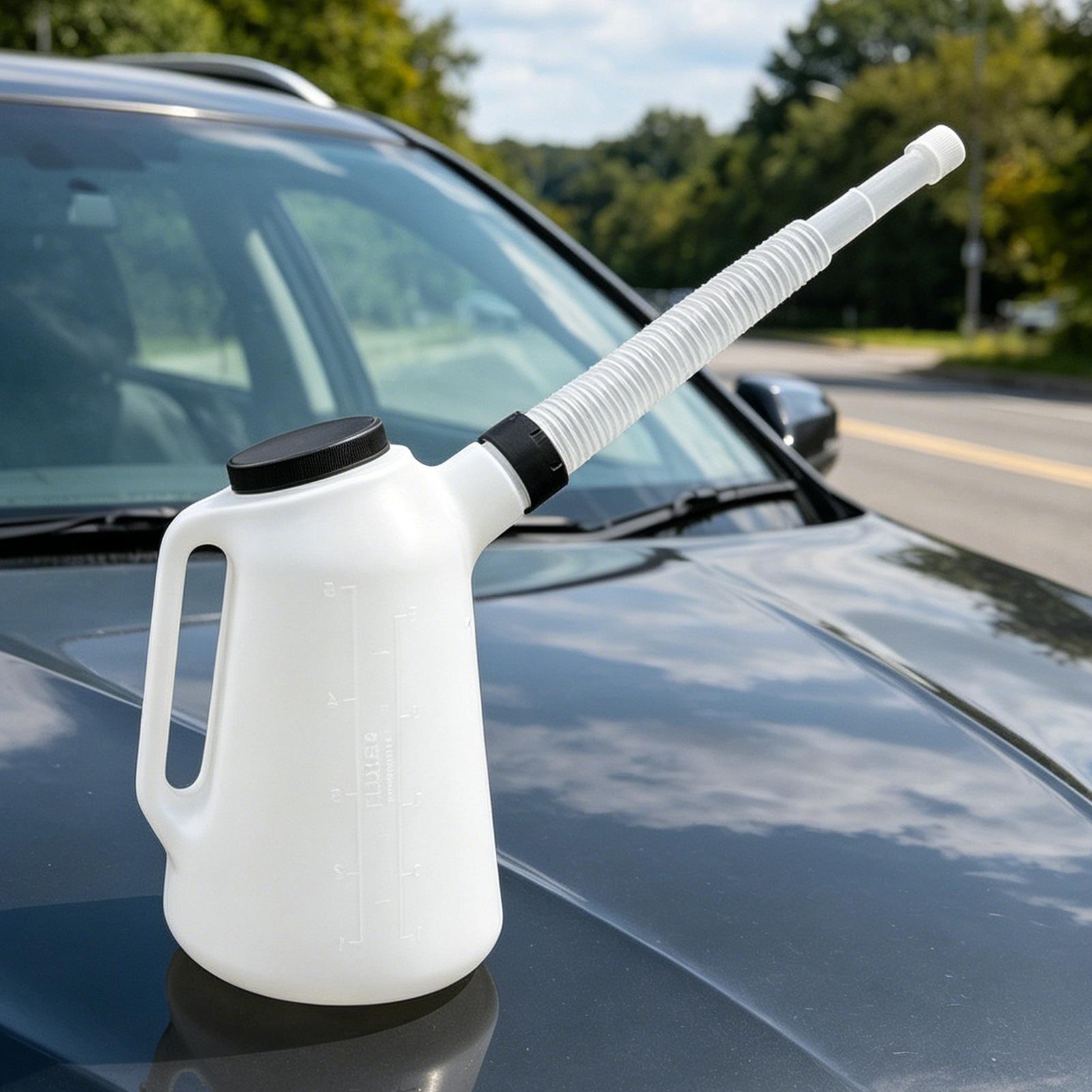 新しい5Lオイル注ぎ口付き蓋付きオイルジャグ、車のエンジン、 - Bean Hopper Lid のレビューと価格