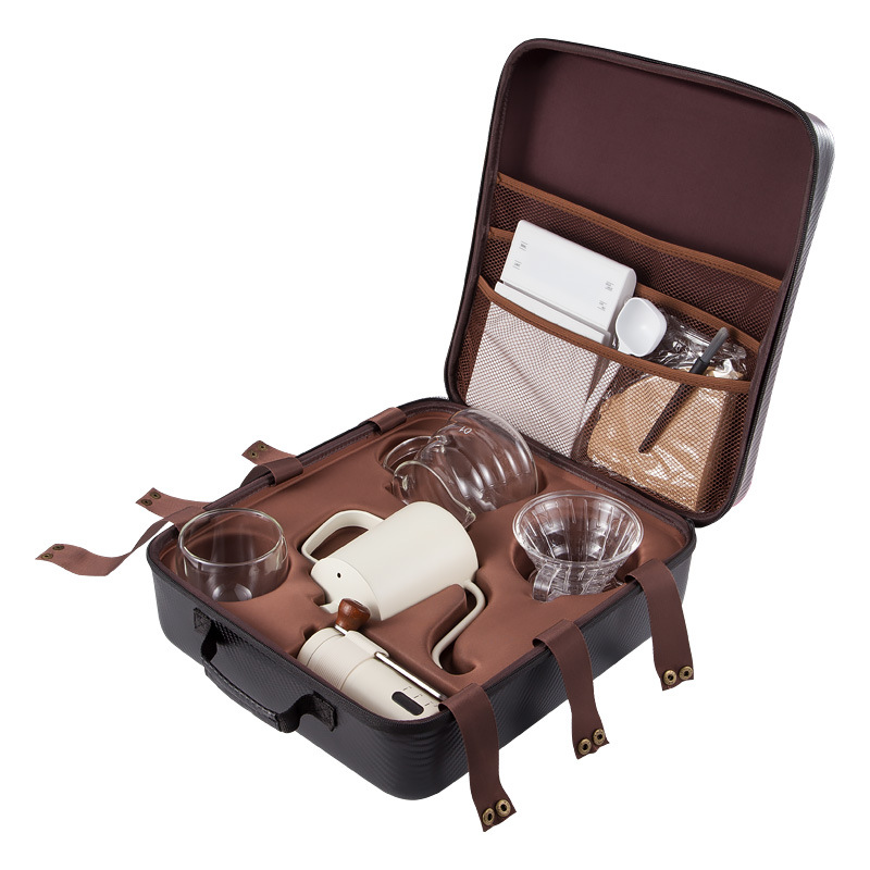 コーヒーセットの組み合わせ、手回しグラインダー、フィルターカ - Coffee Equipment Kit のレビューと価格