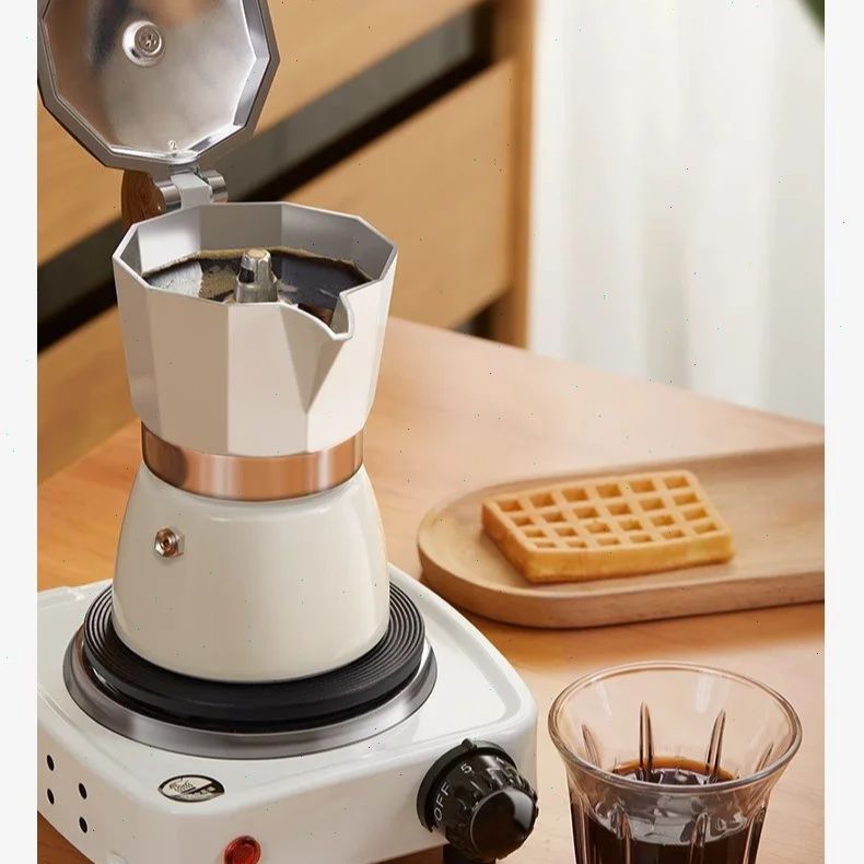 丸底モカポット シングルバルブ 小型家庭用コーヒーメーカー  - Coffee Equipment Usa のレビューと価格
